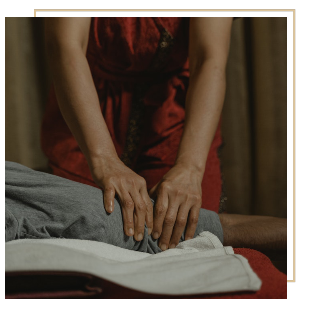 Our Therapist Performing Sports Massage​ At Our Union Square Office